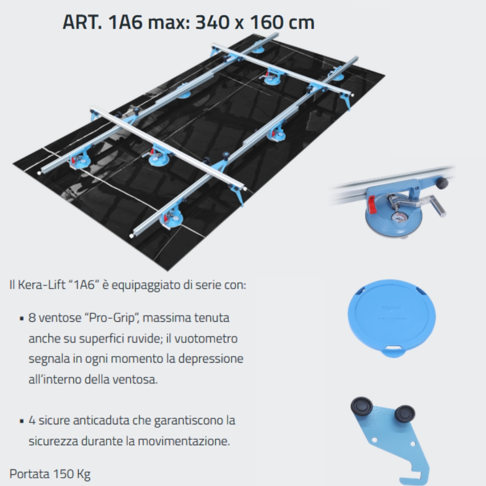 KERA-LIFT 1A6 SIGMA manutention de grandes dallesSIGMA